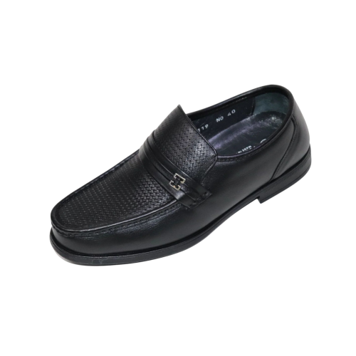 جزمة رسمي ايطالي FRATELLI VALLE - اسود