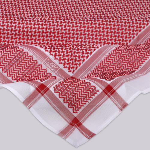 شماغ البسام البصمة 4 لون غامق