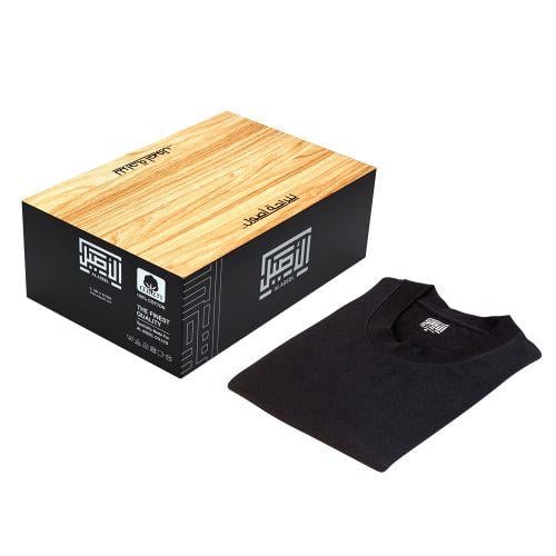 فنيلة عسكرية أسود دائري