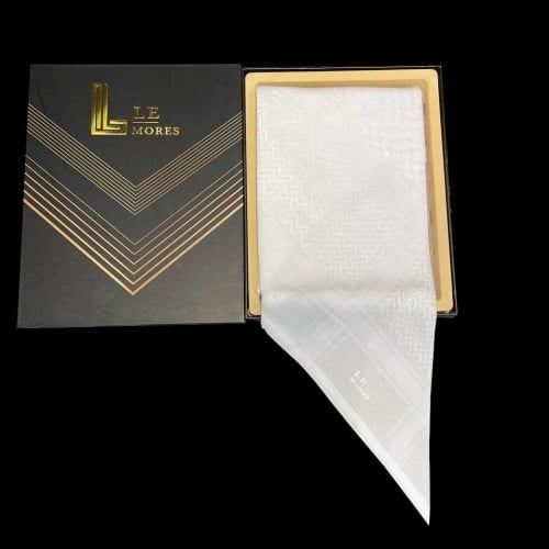 شماغ لي موريس ابيض Le Mores