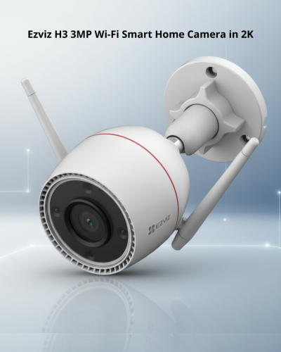 كاميرا Ezviz H3 (3MP) – كاميرا منزلية ذكية بدقة 2K مع واي-فاي