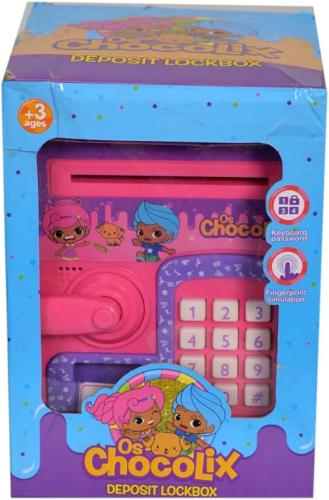 صندوق أمان مع قفل بصمات الأصابع