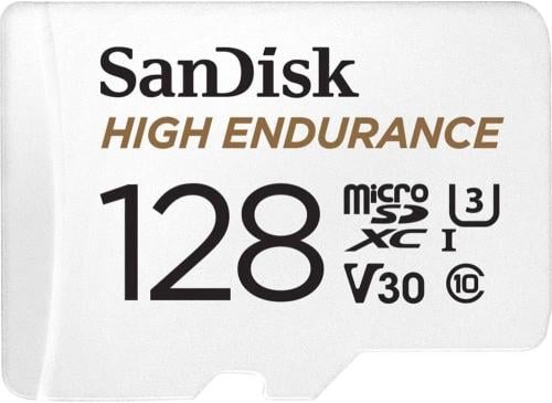 SanDisk High Endurance 128GB microSD – بطاقة ذاكرة مثالية للداش كام والتسجيل المستمر