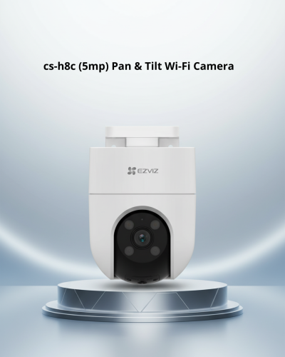 كاميرا EZVIZ H8c (5MP) – Wi-Fi بدقة 2K⁺ بدوران 360°