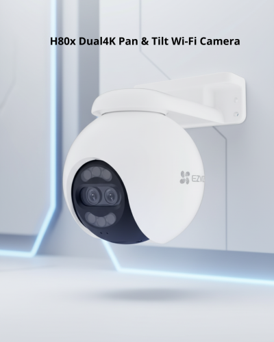 كاميرا H80x Dual 4K – بانورامية متحركة Wi-Fi
