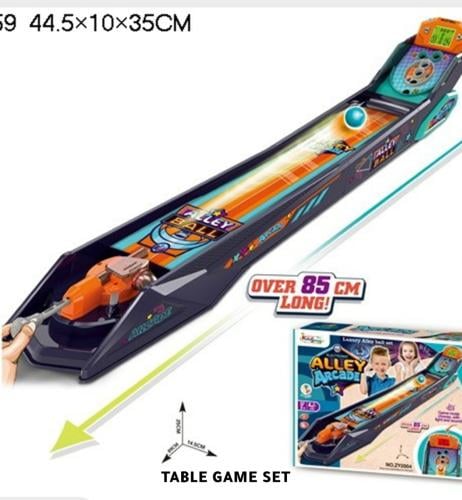 لعبة أطفال بولينج بلاستيكية رماية بالأصابع 8 قطع