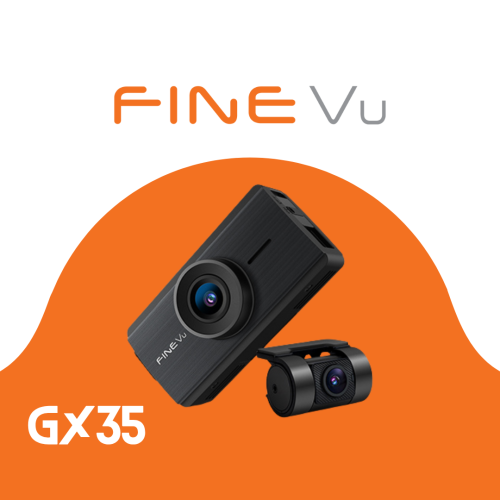 داش كام FineVu GX35 أمامية وخلفية بدقة 2K QHD – حماية كاملة لرحلاتك