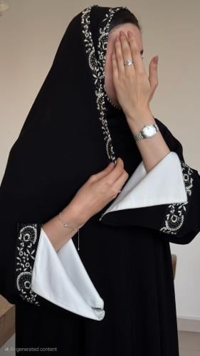عبايه +طرحه