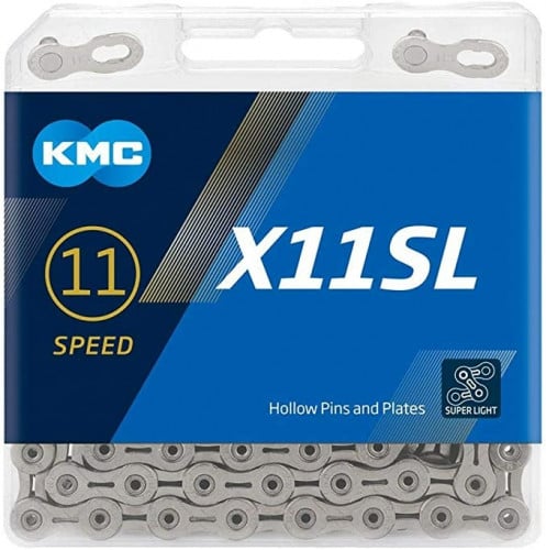 KMC X11SL Chain: 11 speed 116 Links Silver
