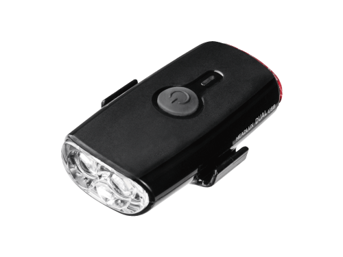 Topeak Light  Headlux Dual USB  Rechargeable helmet light  Fron:140 LMS/REAR: 10 LMS Black