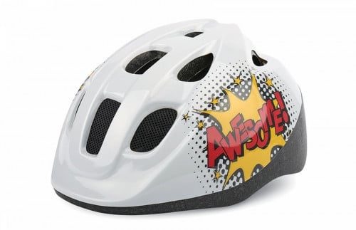 Polisport junior helmet comics White