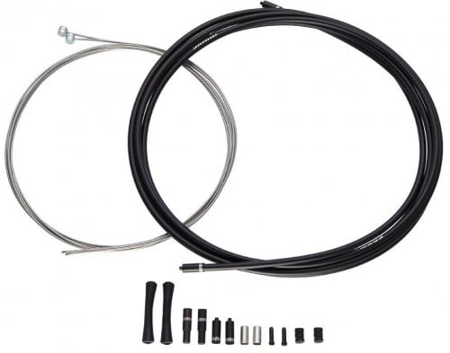 SRAM Brake Cable SlickWire Brake Cable and Housing Kit - Road, 5mm, Kevlar Coated, Black