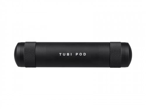Tubi Pod, aluminum pod w/air stopper & tubeless tire repair tool kit