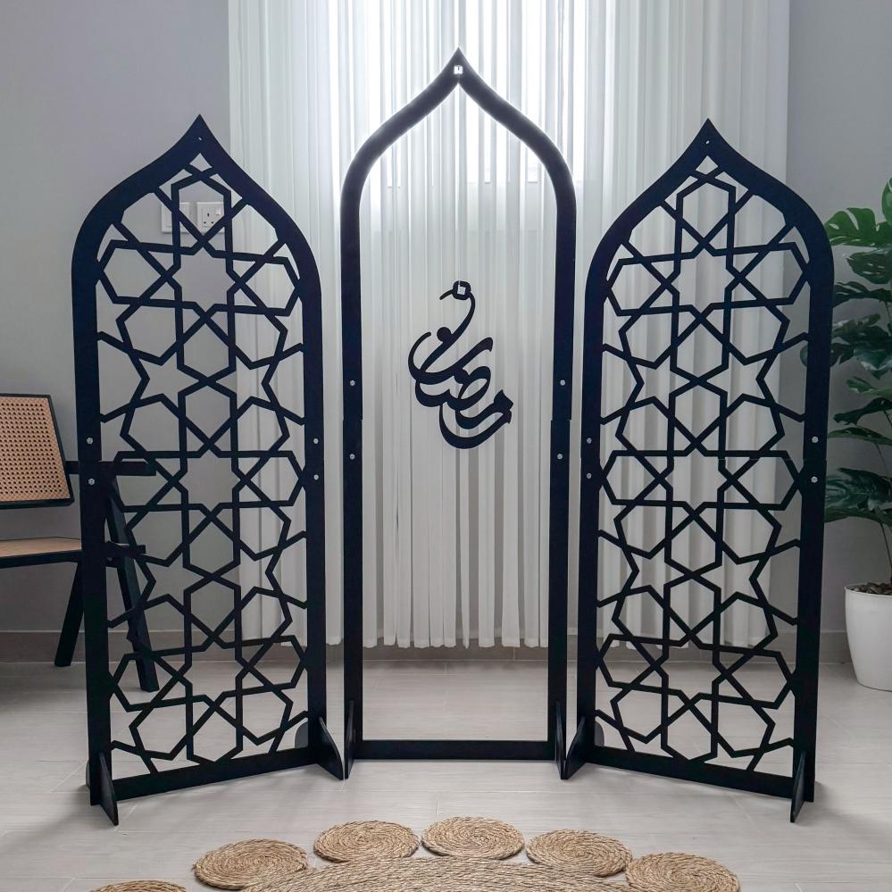 3 ديكورات رمضانية أسود