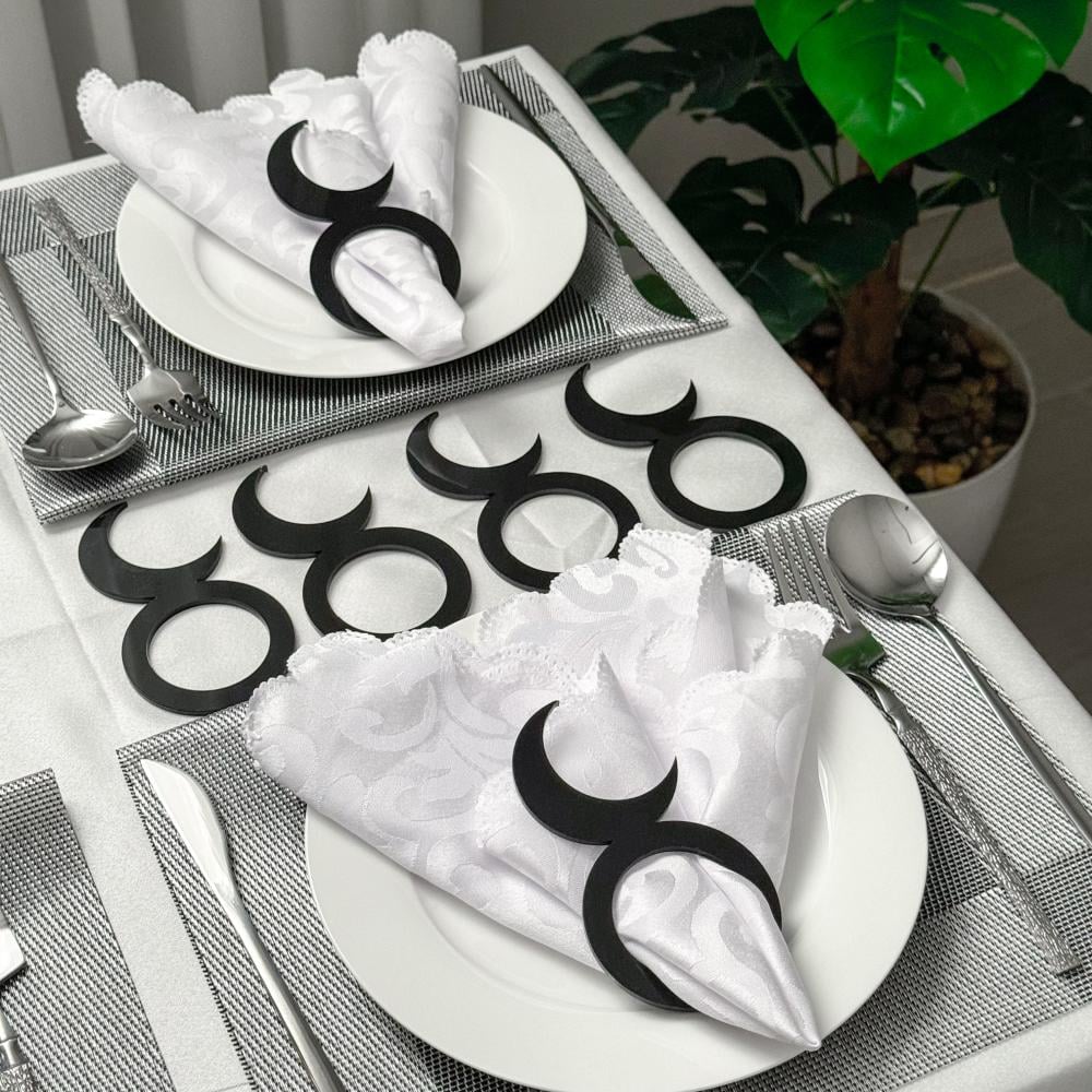 6 مسكات مناديل أسود