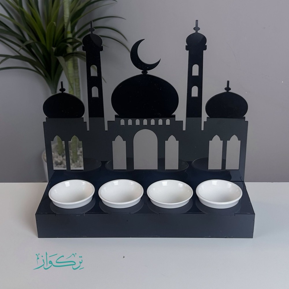 حامل فناجيل | أسود