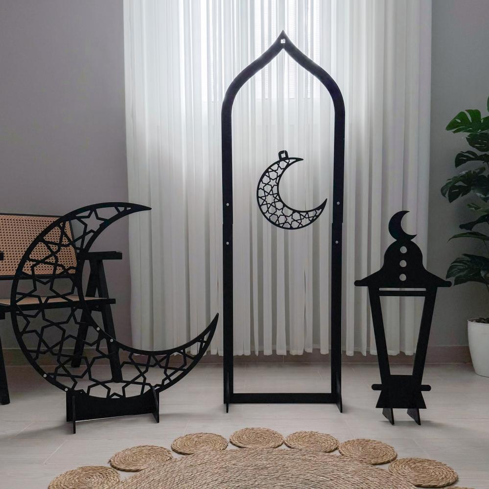 3 ديكورات رمضانية أسود