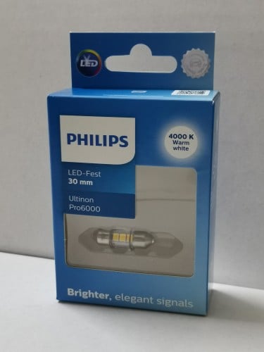 لمبات philips C5w 4000k مقاس 30mm