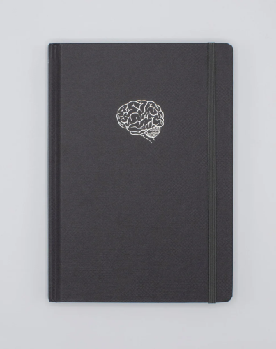 Brain Black Cover Notebook
