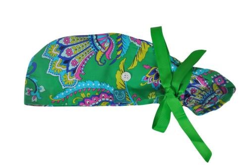 Peacock female Surgical Caps