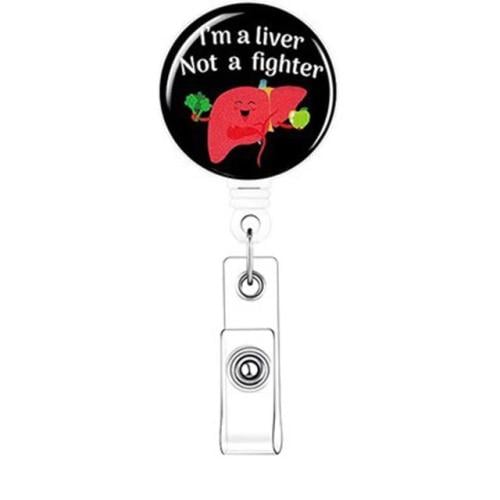 I'm a liver Not a fighter Badge Holder