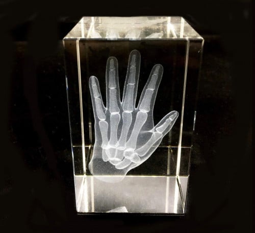 3D Hand Crystal Model