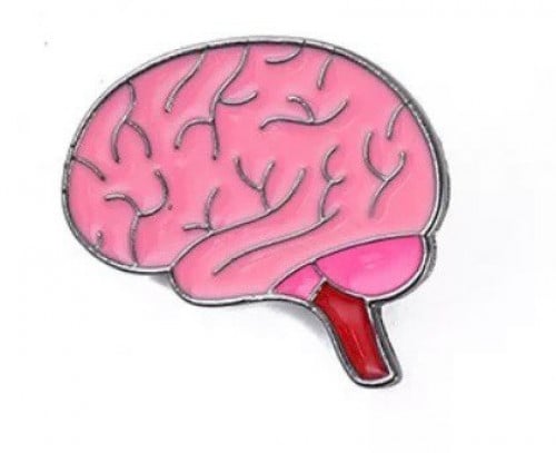 Animated Brain Pin