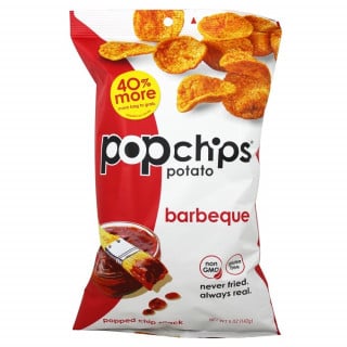 بوب شيبس باربيكيو Popchips Potato Chips barbeque