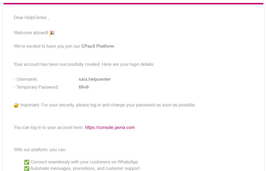 جافنا واتساب AI بوت | Javna