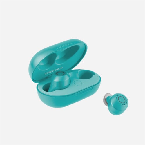 Momax wireless earbuds turquoise shop8