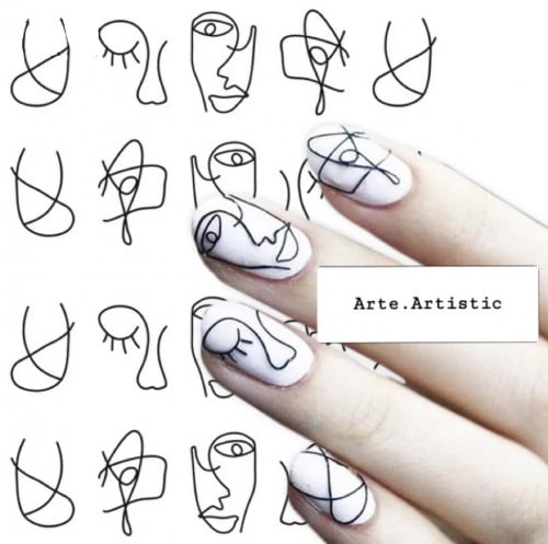 Nail art sticker 001