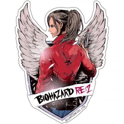 CAPCOM x B-SIDE LABEL Sticker Resident Evil RE:2 C...