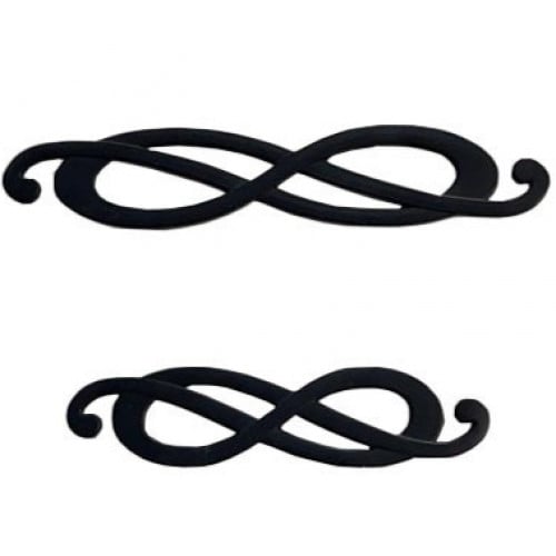 مقبض اثاث لون اسود مطفي