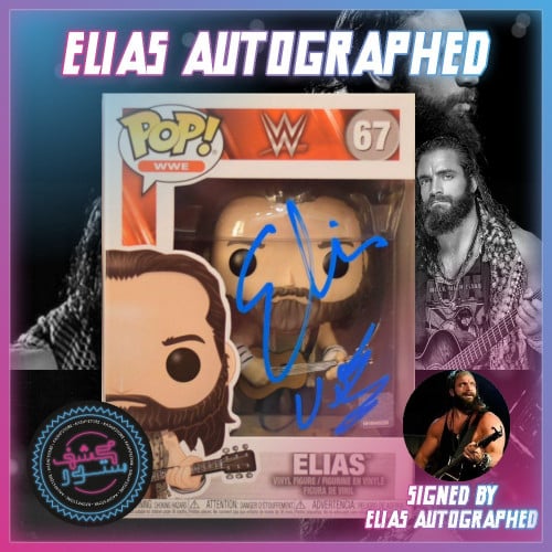 Funko Pop WWE Elias Autographed