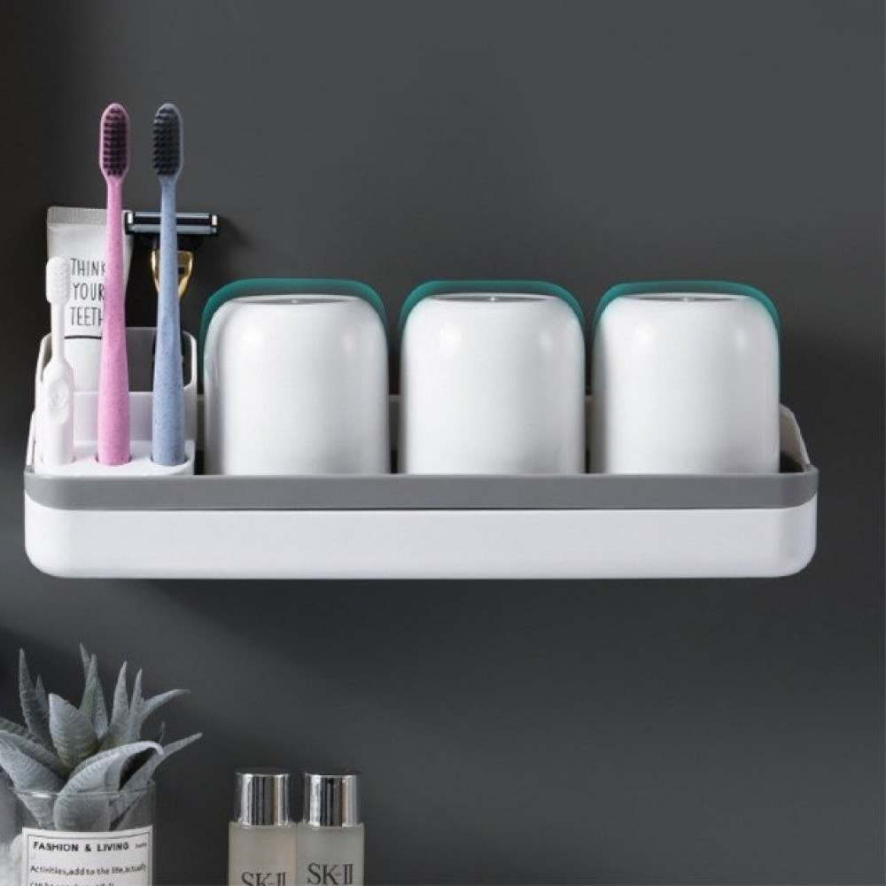 منظم فرش اسنان وادوات التجميل-منظم دورة المياه-متجر متنوع