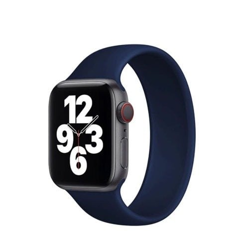 سوار Solo Loop Apple Watch باللون الأزرق