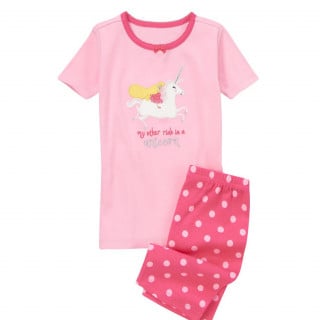 طقم قطعتين بناتي - بجامة شورت ماركة جيمبوري