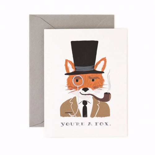 بطاقة تهنئة You're a Fox