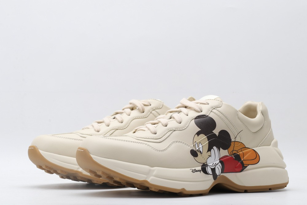 GUCCI DISNEY X Gucci Ace Mickey Mouse Ivory Sneakers Trainers Limited  Edition £725.00 - PicClick UK