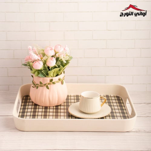 صينية للتقديم شكل كاروهات