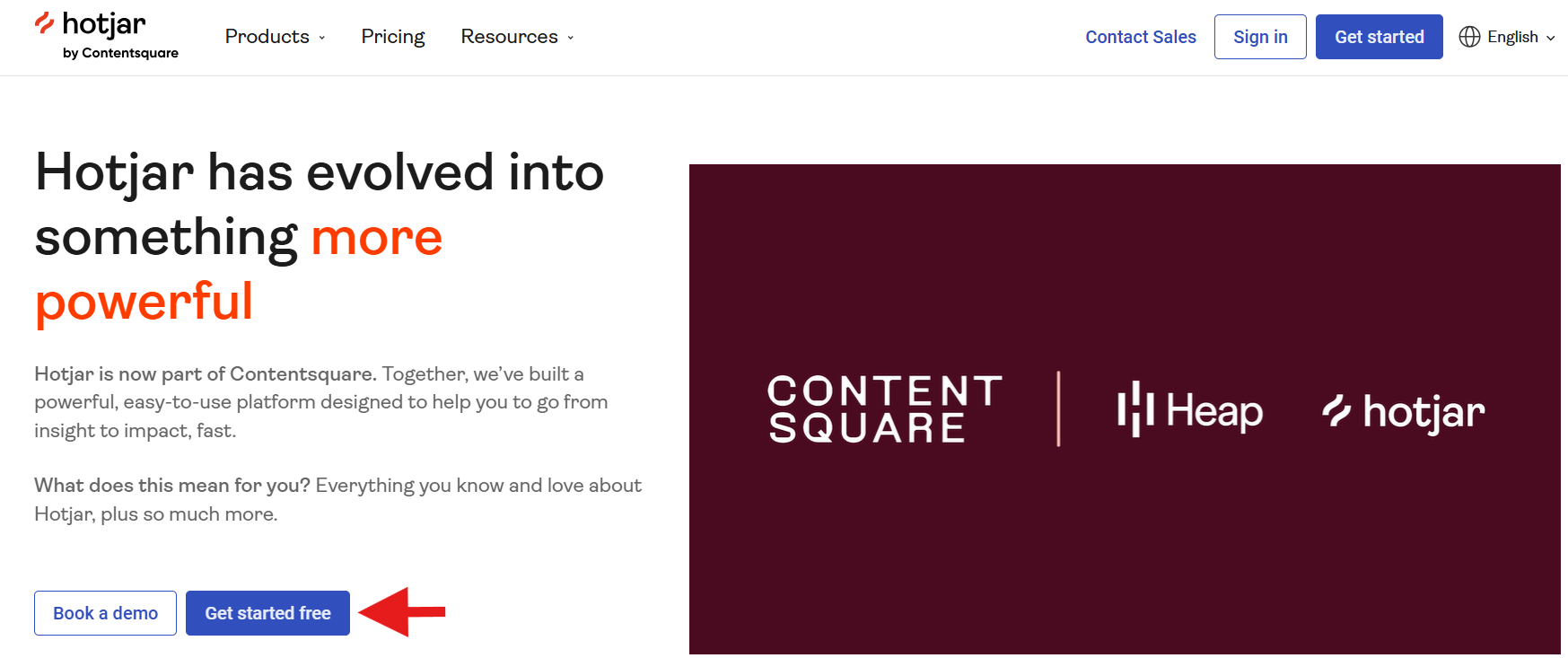 الربط مع Hotjar