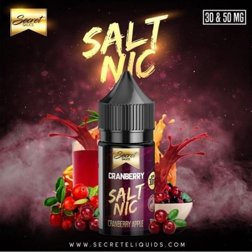 نكهة سولت كرز تفاح سيكرت سوس Secret Sauce Cranberry Apple Salt
