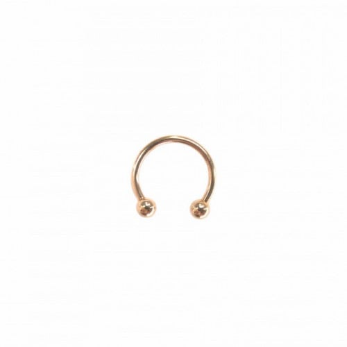 16g Rose Gold Horseshoe