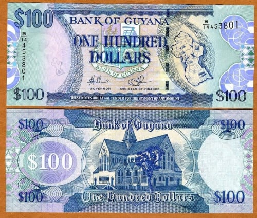 غويانا فئة 100 دولار أنسر