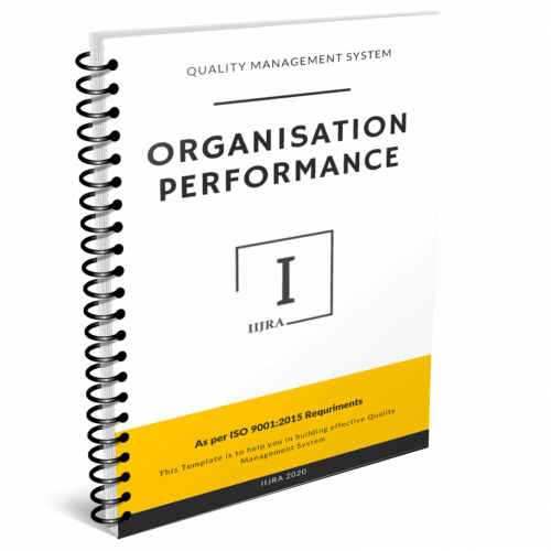 ISO 9001 Kit - Organisation Performance
