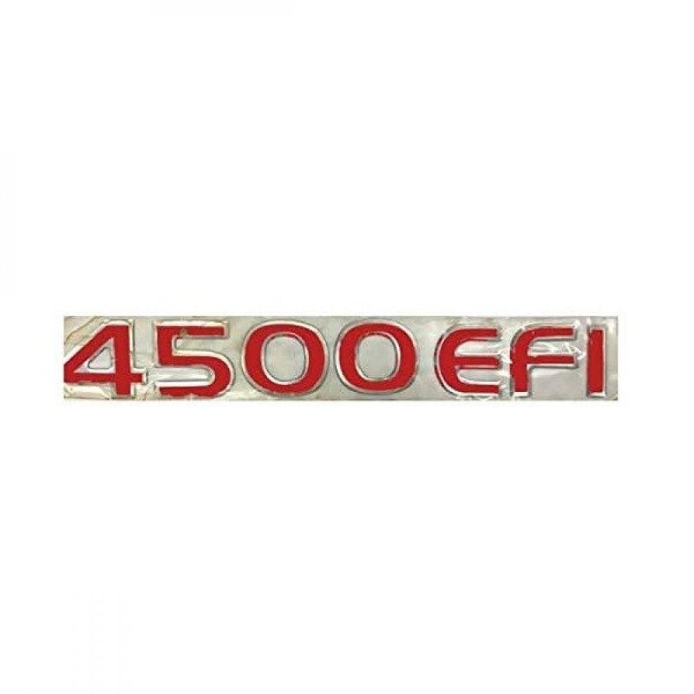 ملصق كتابة تويوتا لاندكروزر 4500EFI أحمر