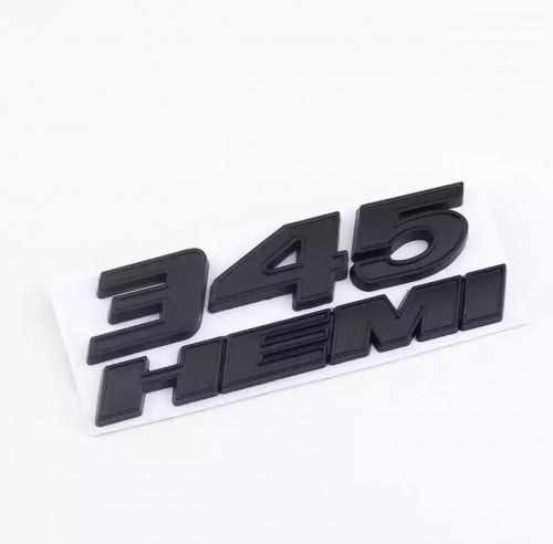علامتين 345 hemi الاسود المطفي