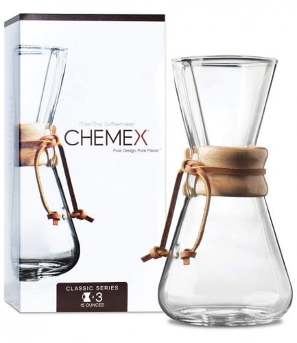 Chemex Coffeemaker, Filter-Drip, Classic, 6 Cup