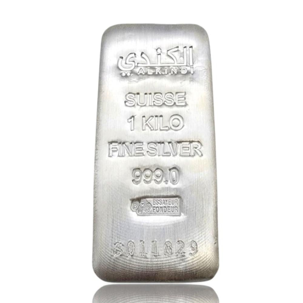 سبيكة فضة بامب وارد الكندي بنقاء 999 بوزن 1 كيلوغرام