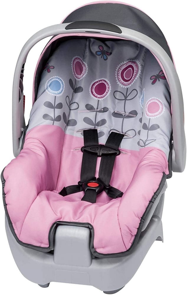 Evenflo Nurture Infant Car Seat On, Evenflo Nurture Car Seat Installation